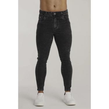 Imagem de Calça Preta Marmorizada Skinny Masculina Codi Jeans Premium-Masculino