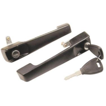 Imagem de Par Maçaneta Ext Porta Dir Zamac Família Mb ônibus