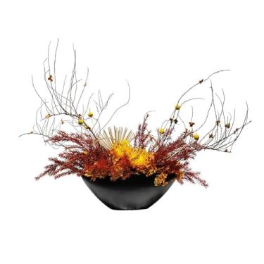 Imagem de Decorações chinesas simulação floral arte hotel sala de estar mesa de centro entrada flor artificial modelagem zen decorações suaves casa de fazenda