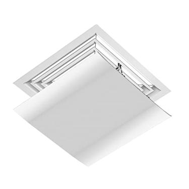 Imagem de Defletor de ar condicionado ajustável 30 cm/45 cm/60 cm - Evita soprar ar frio, melhorar a circulação de resfriamento e aquecimento, cor branca, perfeito para uso doméstico e escritório (45 cm/17,7