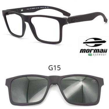Imagem de Armação De Grau Mormaii Swap Ng2 6153 Preto Fosco com 2 clipon, G15