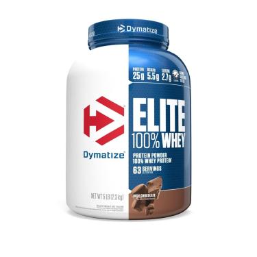 Imagem de Suplemento Dymatize Elite 100% Whey Protein 2,27 kg de chocolate rico-Unissex