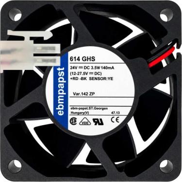 Imagem de Cooler 614GHS 24V 3.5W 140mA 60X60X25MM D3 Garantia 2 Anos - ebm-papst
