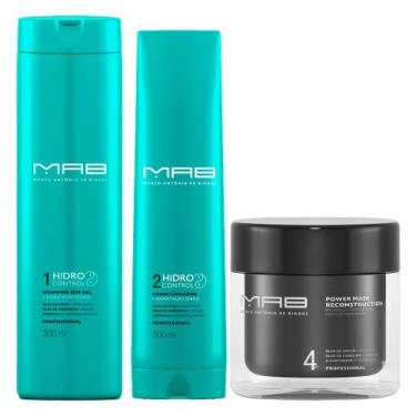 Imagem de Mab Hidro Control Reconstrução Kit - Shampoo + Condicionador + Máscara