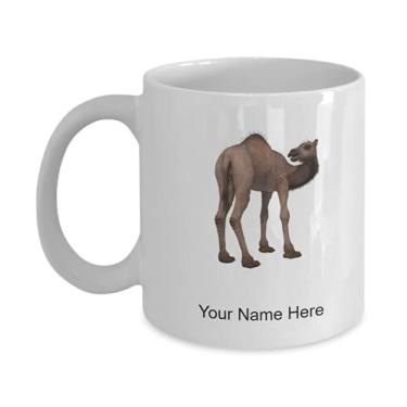 Imagem de Caneca personalizada de camelo, xícara de café de camelo, ideia de presente de camelo, copo de camelo personalizado, caneca de camelo personalizada - Caneca de café de 325 ml