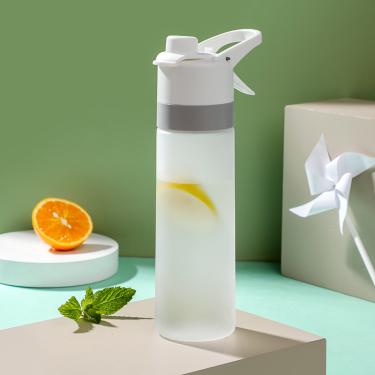 Imagem de Copo plástico copo de água de verão copo spray de resfriamento esportivo_Branco