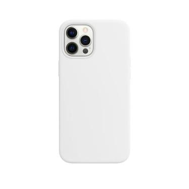 Imagem de Capa Capinha Silicone Compatível com iPhone 12 PRO MAX - GCM, Branco