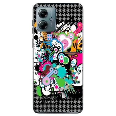 Imagem de Capa Adesivo Skin022 Verso Para Motorola Moto G14 - KawaSkin