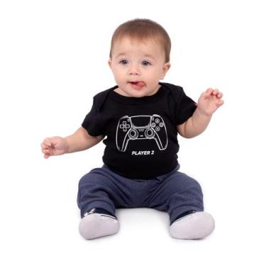Imagem de Body Bebê Controle Video Game Player 2  Preto - Art Rock, p