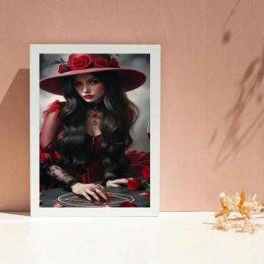 Imagem de Quadro Pombagira Dama da Noite do Cabaré 33x24cm - Quadros On-line, Mo