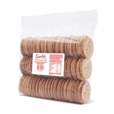 Imagem de Cookie Sembei Aveia, Banana e Mel caixa com 6 pacotes de 1kg - Sapporo