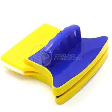 Imagem de Limpador Escova Magnética Dupla Face para Vidros Amarelo - Aquilae