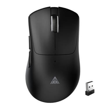 Imagem de Mouse para jogos SM805 leve sem fio, 24000 DPI, conexão de três modos, BT/Tipo-C com fio/mouse sem fio 2.4G com 2 botões laterais, mouse de engenharia com programação personalizada para jogadores,