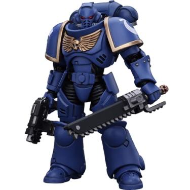 Imagem de JOYTOY Warhammer 40k Space Marines, Space Marines Ultramarines Outriders Brother Catonus 1/18 Action Figure, Dedicated to You Who Love Collecting