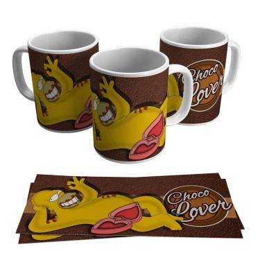 Imagem de Caneca Simpsons Holmer Páscoa Chocolate 325ml