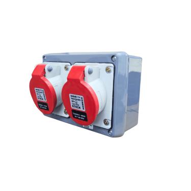 Imagem de Quadro Sobrepor C/ 2 Tomadas Ind. N4046 IP-44 Cód. S304130 – Steck