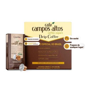 Imagem de Kit Cápsulas Com Drip Bourbon Amarelo - Café Campos Altos