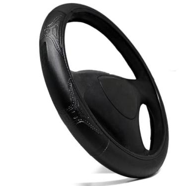 Imagem de Capa De Volante Automotivo Carro Universal Varios Modelos e cores tuning (Preto)