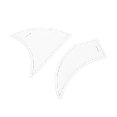 Imagem de Ruimou 2 peças de modelo de cata-vento torcido, modelos acolchoados de acrílico, para costura manual DIY, peças de tecido