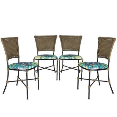 Imagem de Jogo De Cozinha Cadeiras Gramado Pequi Jantar - PANERO MÓVEIS