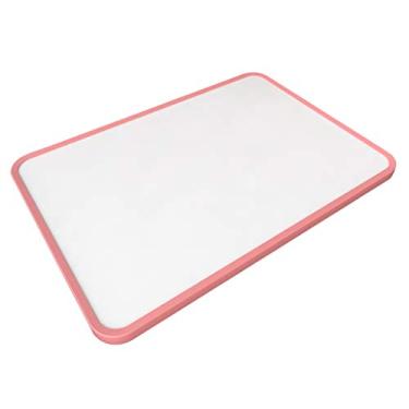 Imagem de CUTPOIY quadro branco pequeno quadro de escrita portátil dupla face magnético com suporte quadro de mensagens doméstico quadro de aviso de ensino de escritório (cor: amarelo) (amarelo)