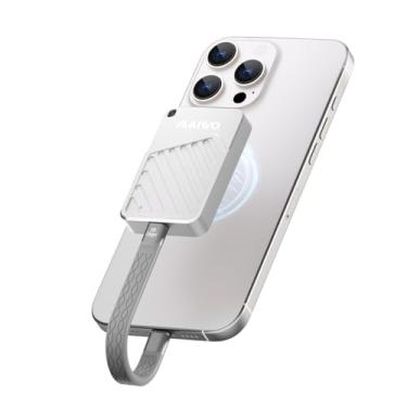 Imagem de MAIWO Gabinete magnético M.2 NVMe SSD 1250MB/s USB C 3.2 GEN2x1, capa para leitor de unidade de estado sólido externo para iPhone 17 16 15 Pro Max MacBook Pro, alumínio, suporta gravação de vídeo