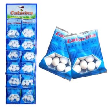 Imagem de Pedra Naftalina Bola Anti Traça Anti Mofo Repelente 12x20gr - DaSilva 