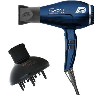 Imagem de Kit - secador profissonal parlux alyon night blue 2250w 220v + difusor