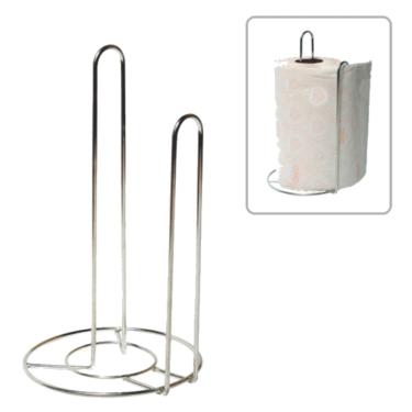 Imagem de Suporte Rolos Porta Papel Toalha Mesa Vertical 15x15cm
