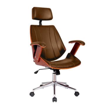 Imagem de Cadeira De Escritório Kopenhagen Presidente - Marrom