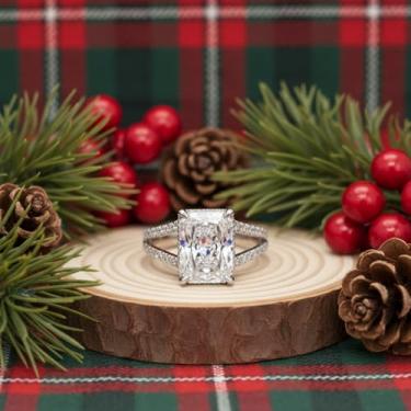 Imagem de 1 anel requintado em forma de pêra incrustado, joia de design de luxo para decoração de encontros diários para festa de formatura, Cobre, Sem pedra preciosa