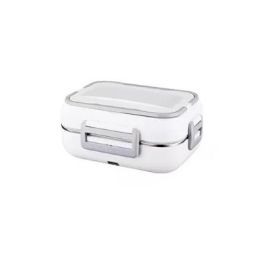 Imagem de Marmita Portátil Elétrica Térmica Automática Carro Lancheira 40w 3 Pra