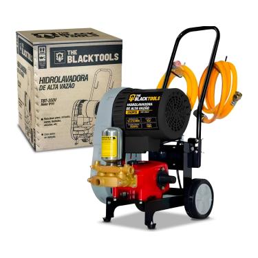 Imagem de Hidrolavadora de Alta Vazão TBT-350V The Black Tools – 12 L/min, 350 PSI, Motor WEG 1HP (110, Volts)