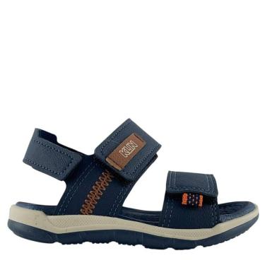 Imagem de Sandália Klin Infantil Menino Azul Marinho com Velcro-Masculino
