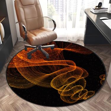 Imagem de Tapete De Cadeira Para Piso Carpetado, Protetores De Piso Para Cadeira De Jogos Rolling Ch, Tapete De Cadeira Haood, Pisos, Tapete De Cadeira De Computador Antiderrapante Para Pisos De, M, 120CM