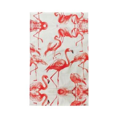 Imagem de XLLingL Flamingos On White Print Waffle Toalhas de cozinha, panos de prato de microfibra, para decoração e limpeza de cozinha - 1 peça