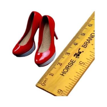 Imagem de Sapatos De Salto Alto Femininos Da Moda Para Bonecas De 12 Polegadas (