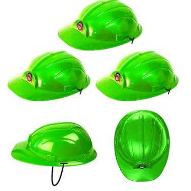 Imagem de Kit 5 Chapéu de Militar Capacete Fantasia Festa Infantil e Adulto - To