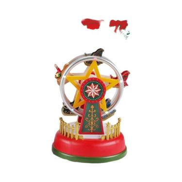 Imagem de Caixa De Música LED De Natal Com Luzes, Cenário De Vila Festiva, Decor