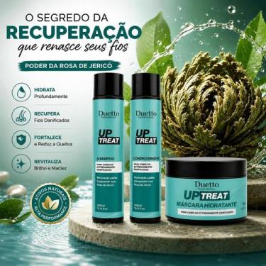 Imagem de Kit Up Treat Duetto Recuperação Capilar Hidratação Profunda Com Rosa D
