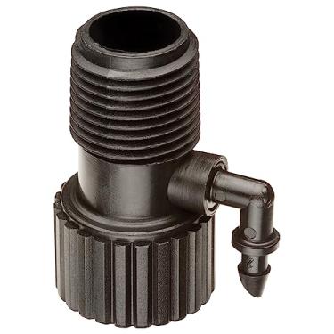 Imagem de Rain Bird Adaptador de irrigação por gotejamento RISMAN1S, irrigação por gotejamento e irrigação, rosca fêmea de 1,27 cm x rosca macho de 1,27 cm x extremidade farpada de 0,63 cm