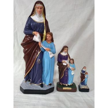 Imagem de Imagem Mãe Ana Esculturas Gesso Estatua 40 Cm