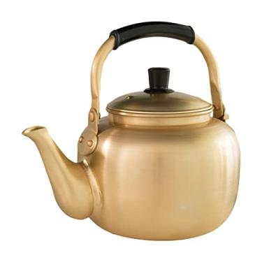 Imagem de Chaleira de chá de alumínio 4L Makgeolli Bule Anti-Vazamento Garrafa Difusora de Leite de Vinagre para Vinho de Arroz Tradicional Dongdongju Sopa ou Bebidas