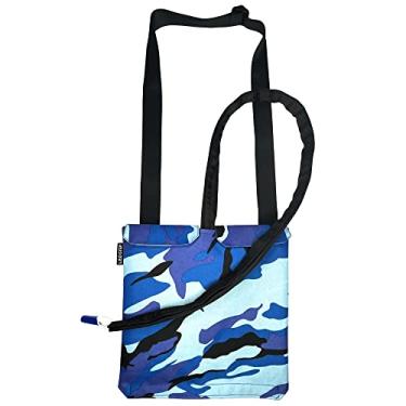 Imagem de L.E.D STEP Suporte de bolsa de drenagem de urina, bolsa de cateter cobre cateter e bolsa de suprimentos médicos de viagem com bolsos de armazenamento e fivela de fixação interna com alça ajustável