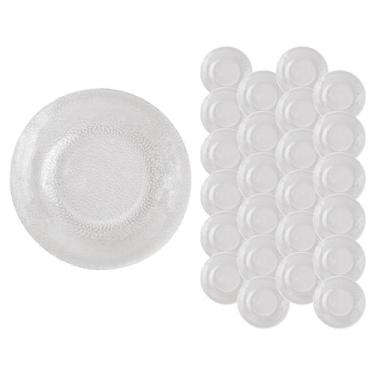 Imagem de Conjunto 24 Prato Acqua Fundo Vidro Temperado 22cm Almoço - NADIR FIGU