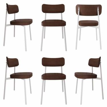 Imagem de Cadeira Alloa Fixa com 4 Pés 50 X 44,7 X 83,8 Cm com 6 Unidades - Meta