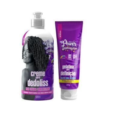 Imagem de Soul Power Texturizações Curl High Dedoliss 500ml + Gelatina Definição