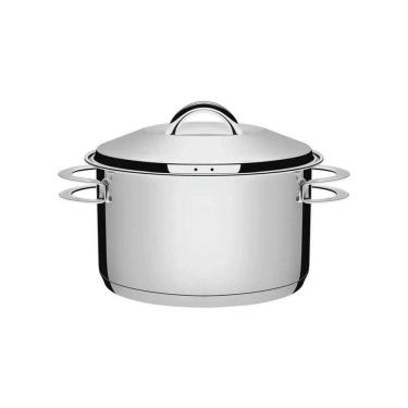 Imagem de Caçarola Tramontina Solar Funda Em Aço Inox Fundo Triplo Com Tampa E Alças 24 Cm 6,1 L Tramontina