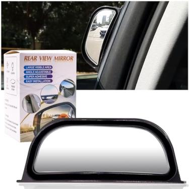 Imagem de Biqing 1 espelho de ponto cego para carros, espelho retrovisor universal do carro espelho retrovisor lateral do carro B pilar espelho de observação auxiliar do banco traseiro para segunda fileira da