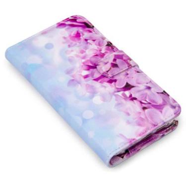 Imagem de Capa carteira estampada floral nastol e029 para moto edge 20 pro xt215